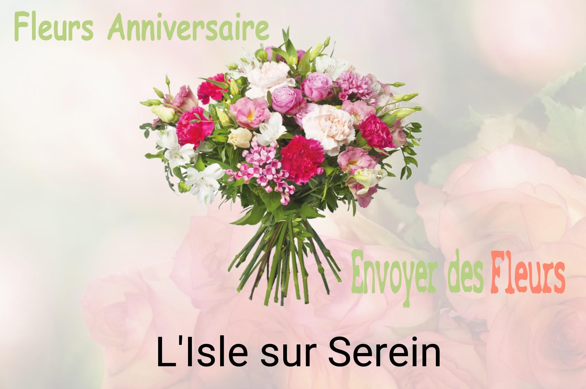 Bouquet de fleurs d’anniversaire livré à L'Isle-sur-Serein