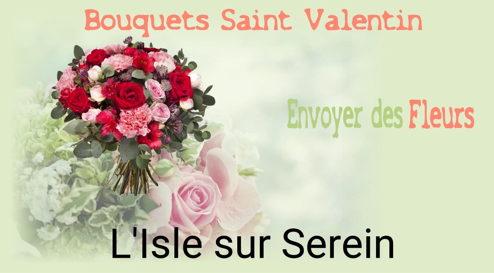 Roses de Saint-Valentin livrées à L'Isle-sur-Serein